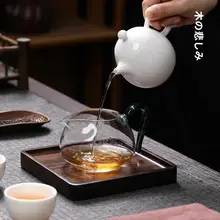 白陶製茶壺【フィルター付き・家庭用・功夫茶具】