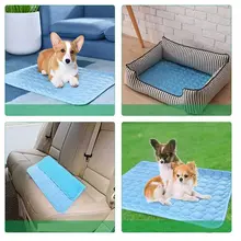 犬用アイスシルクマット【夏用・通気性・快適寝具・耐噛】