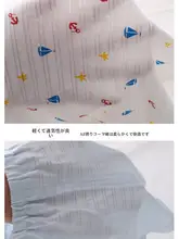 子供用薄手綿パンツ【竹節デザイン・防蚊・夏用・ゆったりフィット】（セットアップ対応）