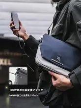男性用斜め掛けバッグ【平板スイッチ対応・通勤用・軽量】