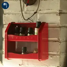 金属製壁掛け収納ラック【シンプルで創造的なデザイン・デスクトップ用多機能収納ボックス】