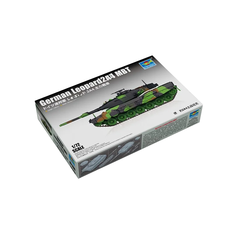 ミニチュア戦車模型 白鹅绒製 徳豹2A4【1/72スケール・ディスプレイ用】