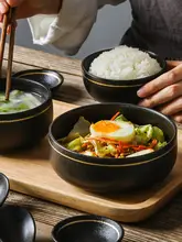 LePantry 金縁陶器 ブラック食器 セット【マット仕上げ・シンプルデザイン・家庭用】