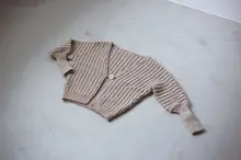 DIY編み物キット 白鹅绒ショールカーディガン【非完成品・工具不要・逆Vネック・ドロップショルダー】