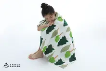 CASTLE GARDEN コットン製 ダブルレイヤー織り ラウンジブランケット【120x80/150・6色展開】