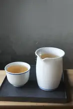 湯冷まし 茶海 陶器 手描き 染付 白 禅 茶道 茶席 茶器
