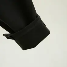 フィットストレートパンツ【冬用・着やせ効果・カジュアルデザイン】（セットアップ対応）