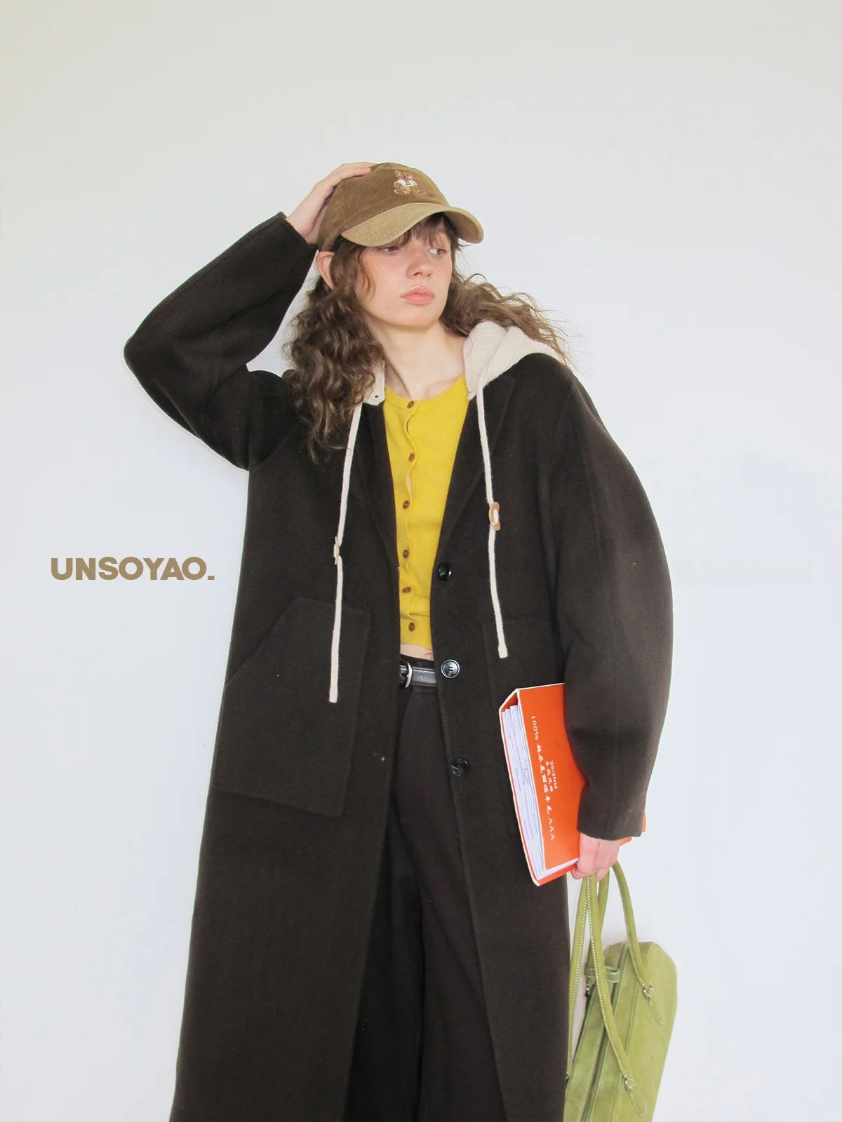 UNSOYAO ヴィンテージスタイル ウール製ダブルフェイスコート レディース：通勤シーンでの実用性と素材特性