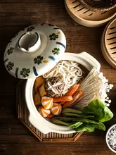 家庭用 陶製スープ鍋【ガスコンロ対応・煮込み料理用】