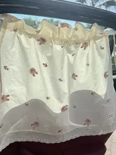 車用吸盤付きレースカーテン【刺繍入り・UVカット・夏用・汎用型】