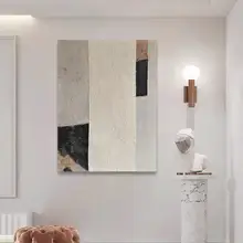 CM.ART 手描き油絵抽象アート【和の風合い・リビング装飾・モダンデザイン】