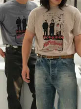 Tシャツ メンズ 半袖 ヴィンテージ ウォッシュ加工 ダメージ加工 プリント ストリート フィット 「NEIGBORL」