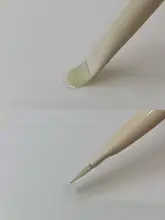 極上の柔らかさの底胶デザインネイルアート筆【平頭・短毛・磁吸機能付き】（セットアップ対応）