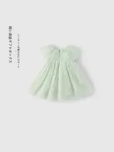 女の子用 夏のドレス【赤ちゃん用・誕生日祝い・プリンセススタイル】