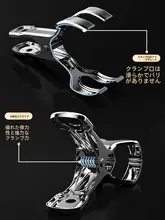 風に強い衣類クリップ【ステンレス製・大サイズ・アウトドア用クリップ】