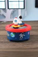 宇宙飛行士の回転音楽ボックス【カートゥーンデザイン・バースデープレゼント用】