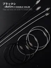 Q05ステンレススチール製太型ワイヤーキーリング【クリエイティブデザイン・取り外し可能】