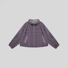 オリジナルデザインの女性用薄手パーカー【フード付き・日焼け防止・バットウィングスリーブ・ゆったりシルエット】
