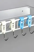 多機能フック【バスルームタオル掛け・キッチン収納用・風防止・S型】