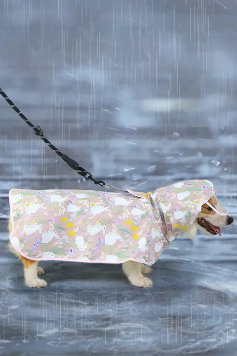 犬用防水レインコート【小型犬・中型犬・全身タイプ】（セットアップ対応）