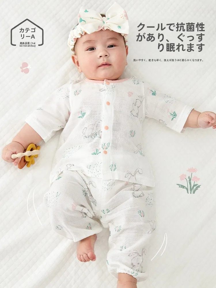 新生児3週目に適した夏用七分袖パジャマの選び方と実用性