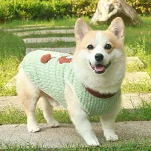 極上の柔らかさ！防毛・防汚仕様の犬用秋冬ベスト【保温・リード通し穴付き】