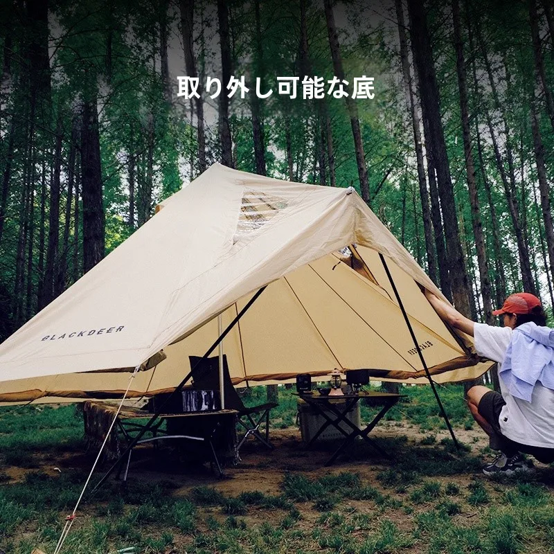 キャンプ道具を節約調達｜実際に使ってみた結果　モンゴル風テントの使い勝手徹底解説