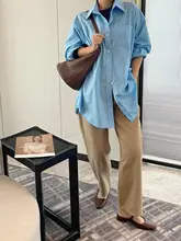 高腰ワイドレッグパンツ【春秋向け・フィット・大人かわいい】（セットアップ対応）
