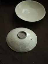 手作り和風陶器 茶盤【シンプルなデザイン・侘寂風】