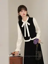 セットアップ 2点セット レディース 水玉柄 トップス スカート 大人可愛い おしゃれ カジュアル 通勤 秋