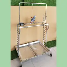 大型鹦鹉用爪磨きスタンド【304ステンレス製・耐久性あり】