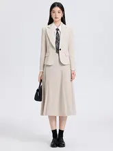 学院風スーツ【女性用・軽量・ビジネス・職場通勤】（セットアップ対応）