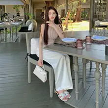 秋の質感を楽しむ！フィットサテンパンツ【女性用・カジュアル・ゆったり】（セットアップ対応）