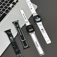 アニメ風デザインのシリコン磁気バンド【男女兼用・Apple Watch対応・カートゥーンスタイル】（セットアップ対応）