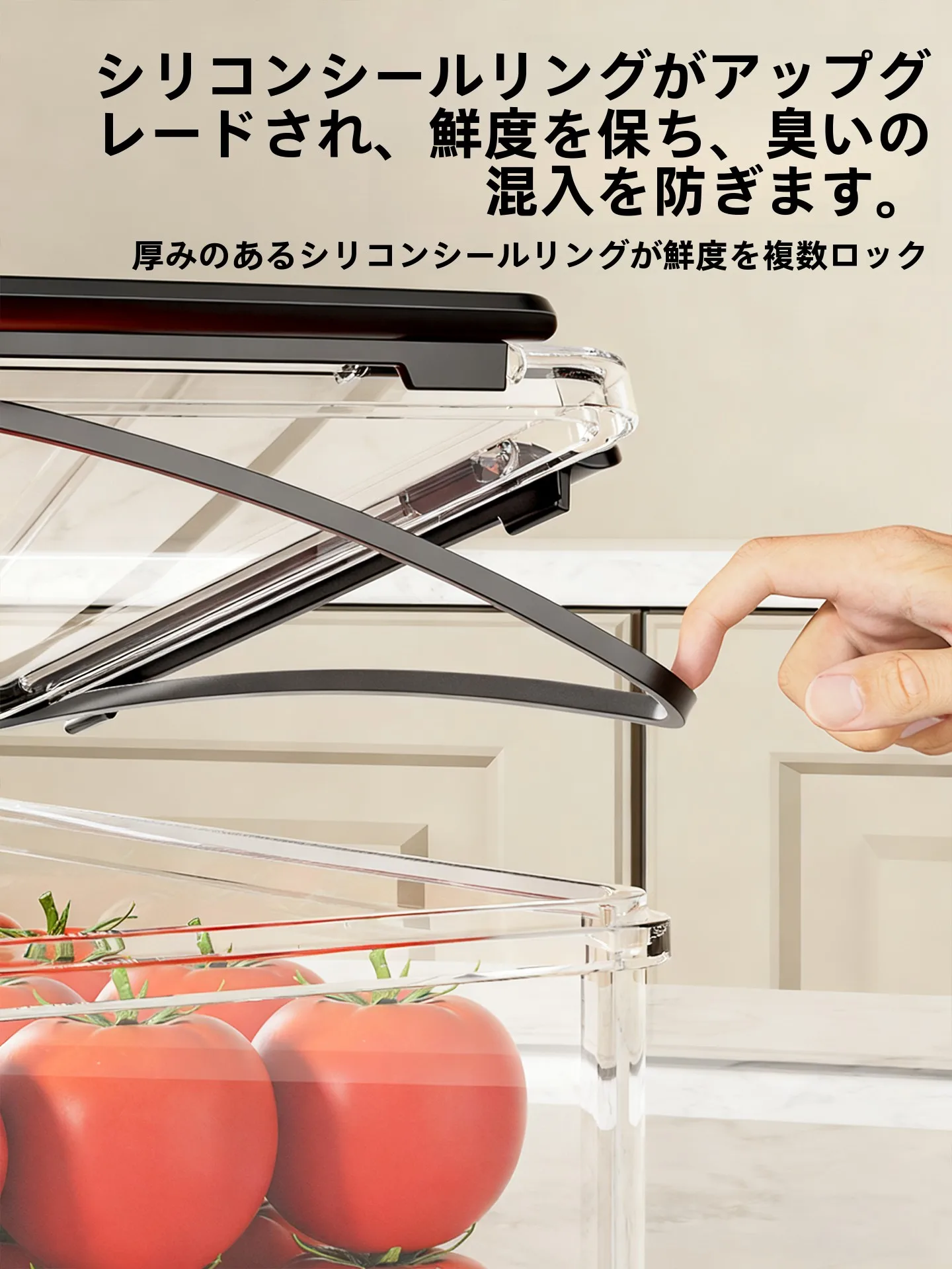 冷凍食品対応の収納ボックス：キッチンで野菜や卵を効率的に管理する方法
