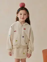 セットアップ 2点セット キッズ ガールズ フード付き パーカー カートンプリント おしゃれ 秋「SONNYKIDS」