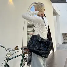 トートバッグ【大容量・レトロ・肩掛けスタイル・ユニセックス】