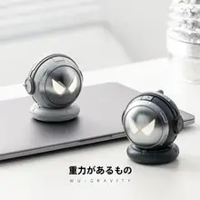 スタイリッシュなBluetoothスピーカー【デスクトップ用・ LEDライト付き・ポータブル】