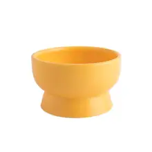 可愛いデザインの猫用陶器ボウル【飲水・餌用・犬にも適応・防止設計】