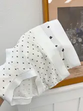 モダール素材の抗菌ミドルウエストパンティ【ドットデザイン・柔らかく通気性抜群】