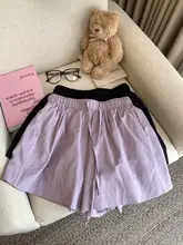 スタイルのウエストゴム抽绳ショートパンツ【夏用・シンプル・スリム効果・ルーズフィット】（セットアップ対応）