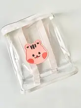 通園バッグ キッズ ガールズ クリア PVC くま柄 保育園 幼稚園 「JOJO'S L. PD.stay.」