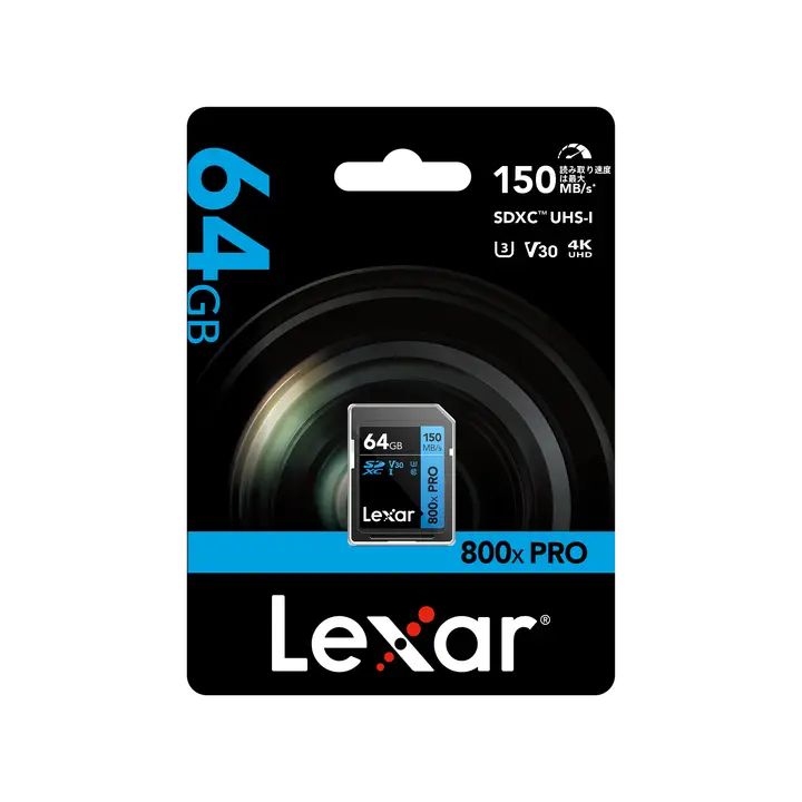 SDXCカード【800xPro・UHSI・高速転送対応】