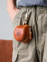 古代ヴィンテージ本革メンズ 小銭入れ