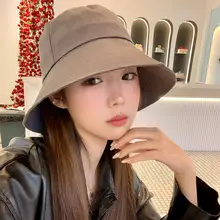 トレンディなフェイスカバー付きレディースバケットハット【レトロデザイン・フィッシャーマンハット】（セットアップ対応）