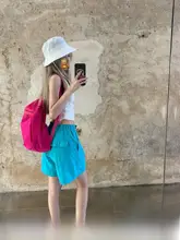 女性用 アウトドア速乾パンツ【夏用・アメリカンビンテージ・フィット・ショートパンツ】（セットアップ対応）