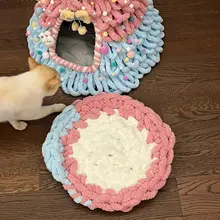 クリスマスツリー型猫ハウスDIYキット【冬用・厚手・閉じられたデザイン】（セットアップ対応）