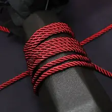 日式ロープアート用カラフル麻ひも【結び方レシピ付き・自縛用】