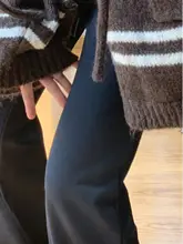 高身長向けアメリカンスタイルのローレグフレアパンツ【カジュアル・ワイドレッグ・スリムフィット】（セットアップ対応）