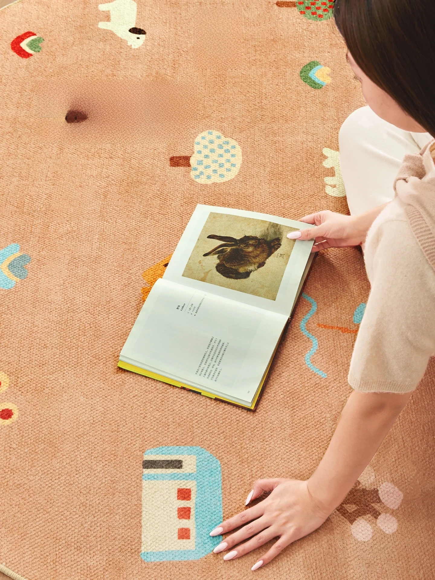 音吸収ラグ：3歳児の読書エリアに最適な防音・安全な敷物とは